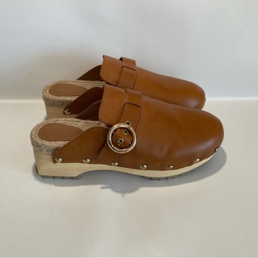 See by Chloe tan Viviane Clogs